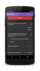 Auto rellamada screenshot