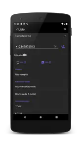 Auto rellamada screenshot