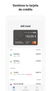 Axi Card ES screenshot