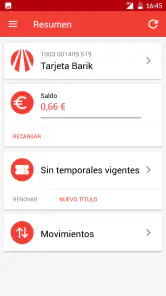 Barik NFC screenshot