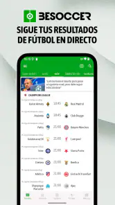 BeSoccer  Resultados de Fútbol screenshot