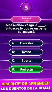 Bible Trivia -Juego de palabra screenshot