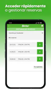 Binter screenshot