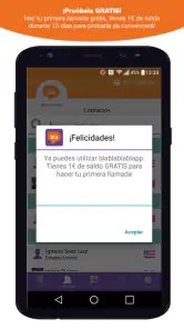 Blablablapp llamadas baratas screenshot