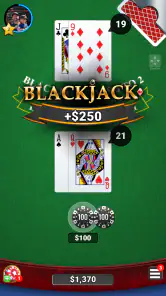 Blackjack 21 Casino Card Game screenshot