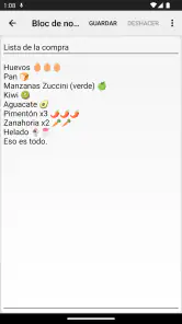Bloc de notas - notas simples screenshot