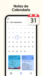 Bloc de notas y listas screenshot