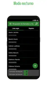 Bloqueador de llamadas y SMS screenshot