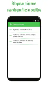 Bloqueador de llamadas y SMS screenshot