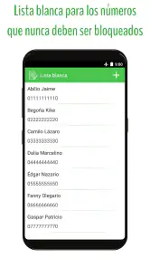 Bloqueador de llamadas y SMS screenshot