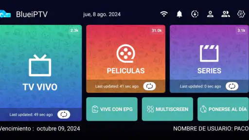 BlueiPTV screenshot