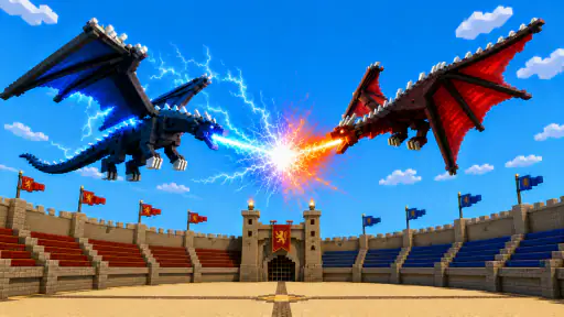 Build Block 3D: Battle World screenshot