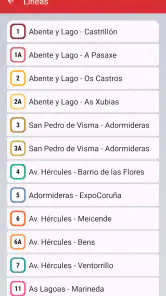 Bus Coruña screenshot
