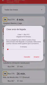 Bus Coruña screenshot