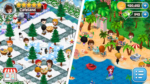 Cafeland: Juego de Restaurante screenshot