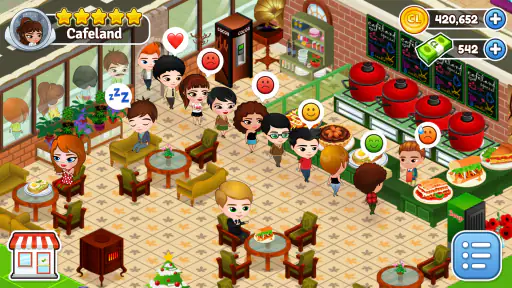 Cafeland: Juego de Restaurante screenshot