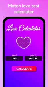 Calculadora de amor por nombre screenshot