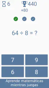 Cálculo mental - Matemáticas screenshot