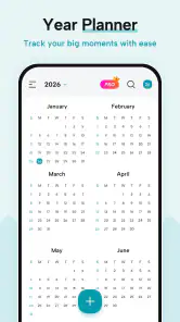 Calendar 2026 screenshot