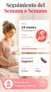 Calendario de Embarazo Semanal screenshot