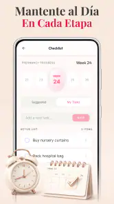 Calendario de Embarazo Semanal screenshot