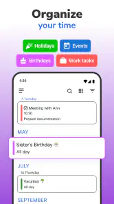 Calendario: tareas screenshot