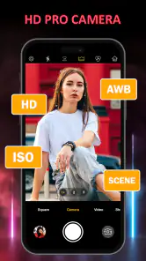 Cámara inteligente HD y filtro screenshot