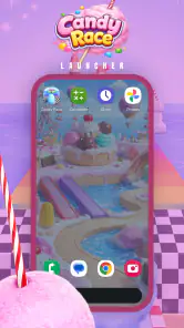 Candy Race Launcher screenshot