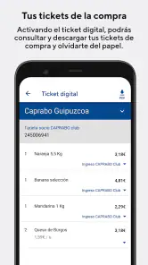 Caprabo screenshot