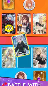 Cards of Waifu: Collect & Duel screenshot