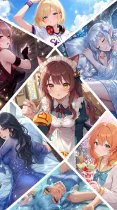 Cards of Waifu: Collect & Duel screenshot