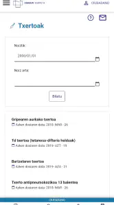 Carpeta de Salud - Osakidetza screenshot
