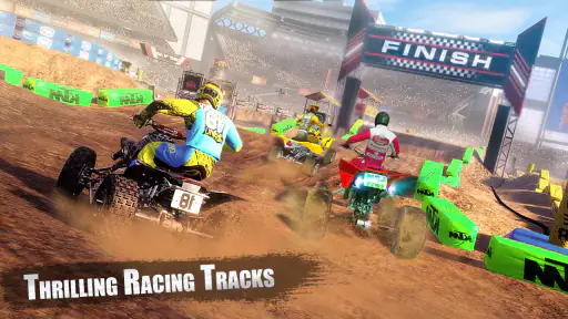 carrera de cuatriciclos atv screenshot