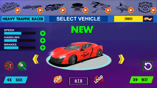 Carreras de coches de tráfico screenshot