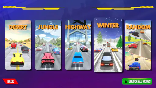 Carreras de coches de tráfico screenshot