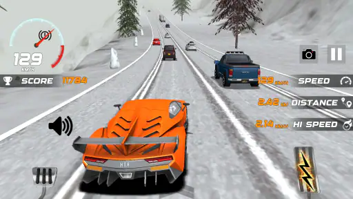 Carreras de coches de tráfico screenshot
