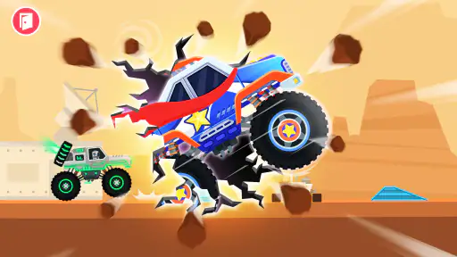 Carreras monster truck niños screenshot
