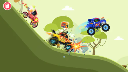 Carreras monster truck niños screenshot