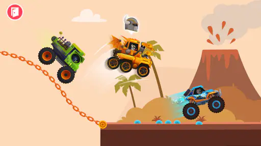 Carreras monster truck niños screenshot
