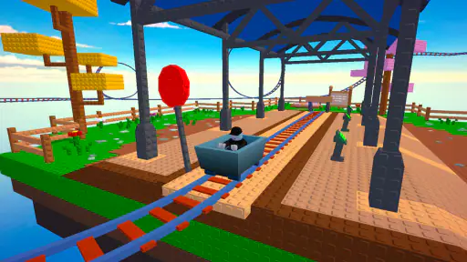 Cart Ride Obby: Montaña Rusa screenshot