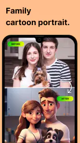 Cartoon photo editor - ToonAI screenshot