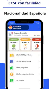CCSE Examen Nacionalidad screenshot