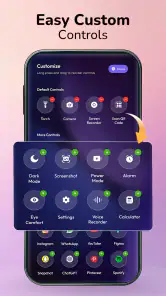 Centro de control de iOS screenshot