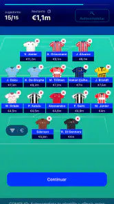 Champions League oficial screenshot
