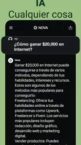 Chatbot IA Español - Nova screenshot