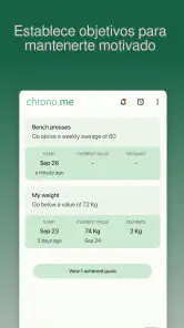 chrono.me - Rastrea tu vida screenshot