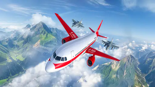 City Airplane Flight Games 3D screenshot