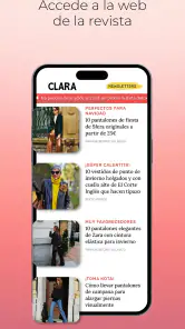 Clara revista screenshot