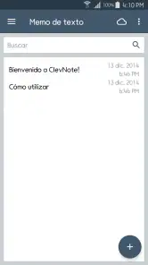 ClevNote - Bloc de notas screenshot