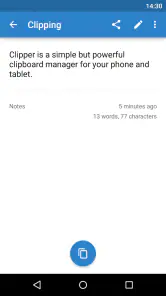 Clipper+: Clipboard Manager screenshot